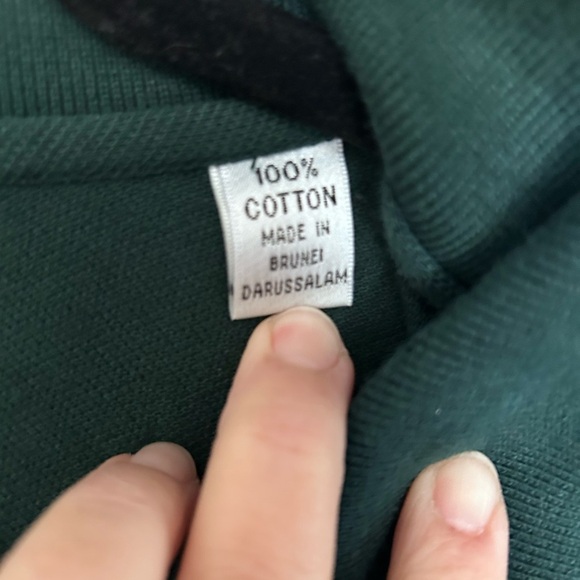 Vintage Slazenger OAKMONT Country Club Squirrel Logo 100% Cotton Polo XL - Picture 4 of 9